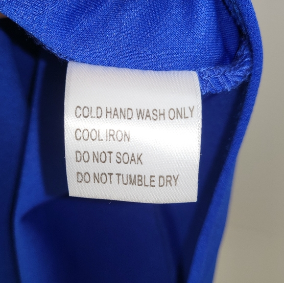 Royal blue formal dress size 8 - Picture 5 of 6